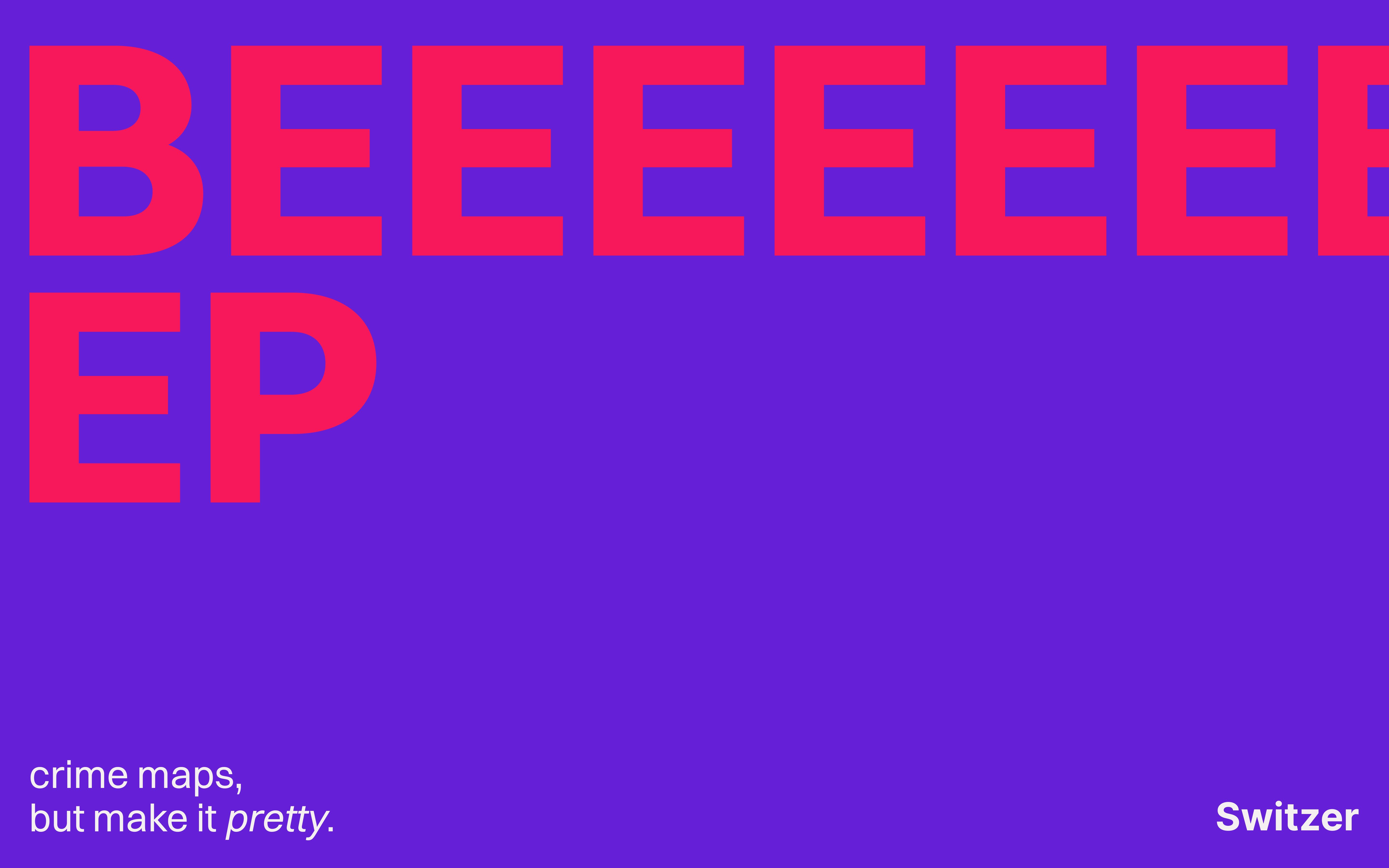 Beep typography